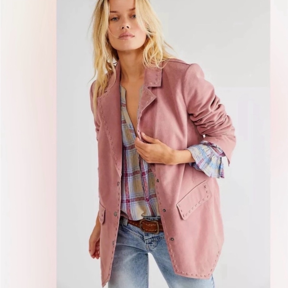 Free People x We The Free High Tide Suede Blazer